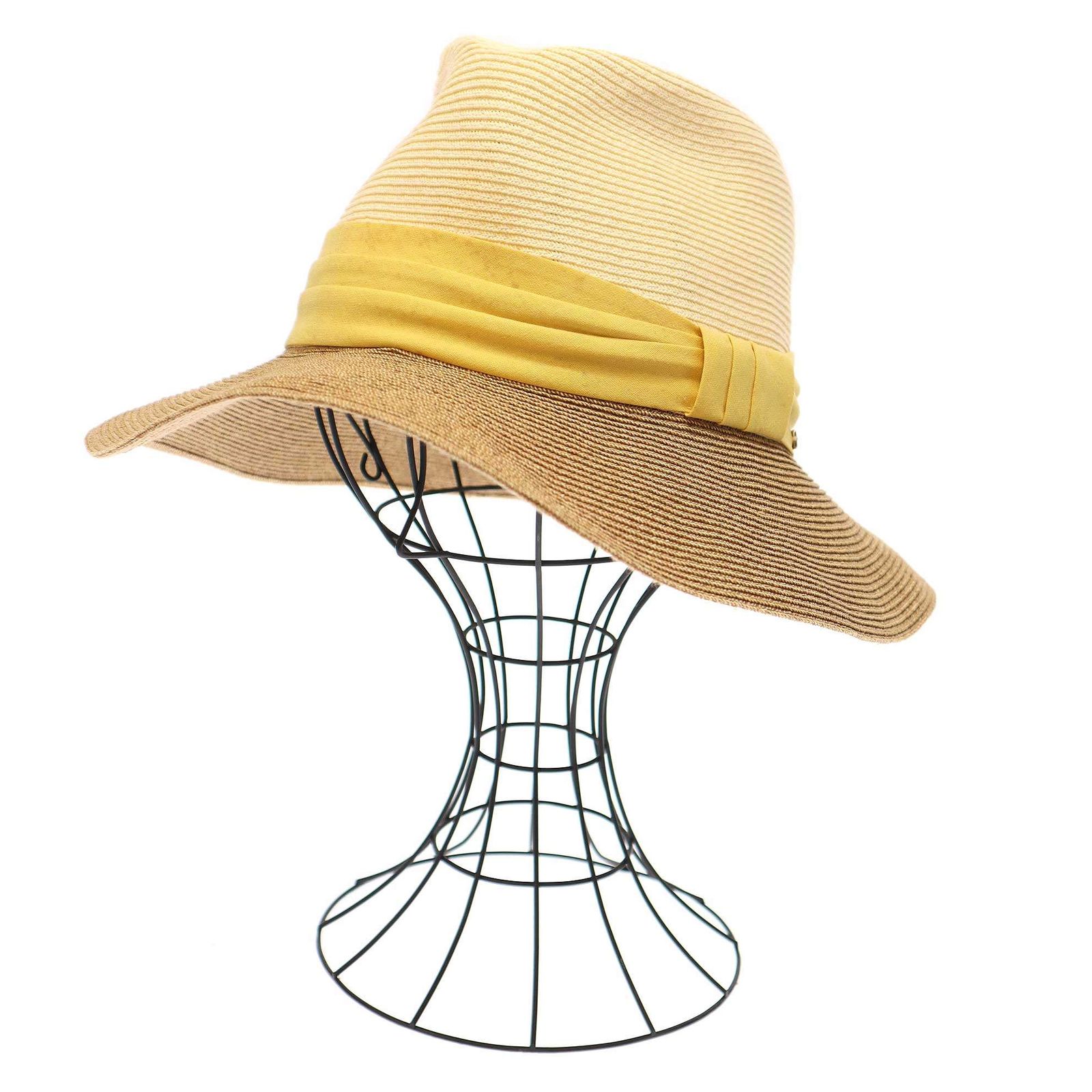 Athena New York アシーナ ニューヨーク ストローハット ベージュ系 