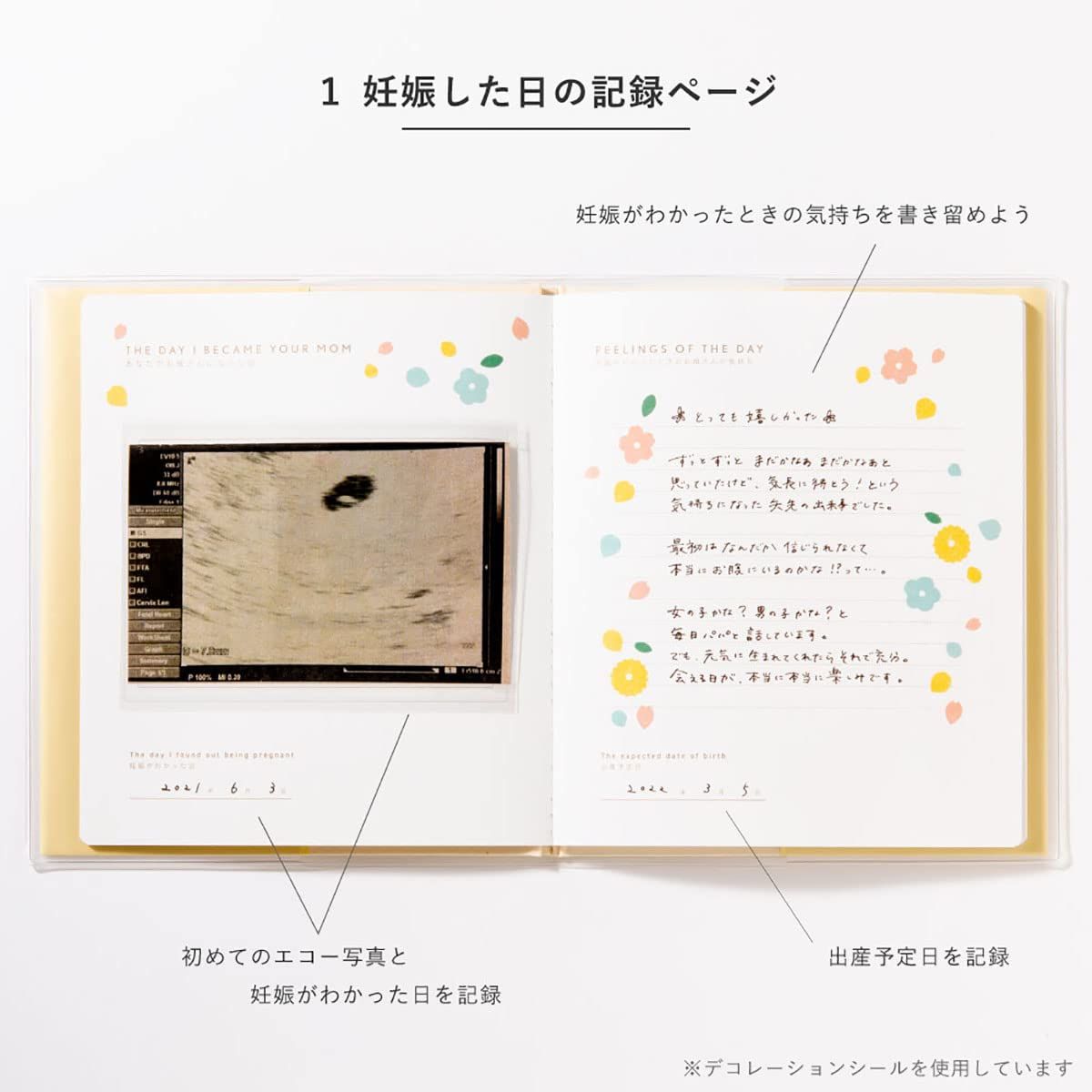 新品 いろは出版 マタニティアルバム エコー写真 アルバム