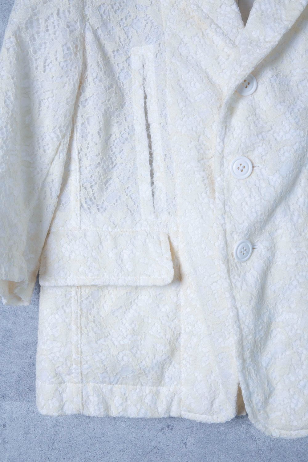 コムコム　レースジャケット　コムデギャルソン COMME des GARCONS コムデギャルソン レースジャケット - メルカリ