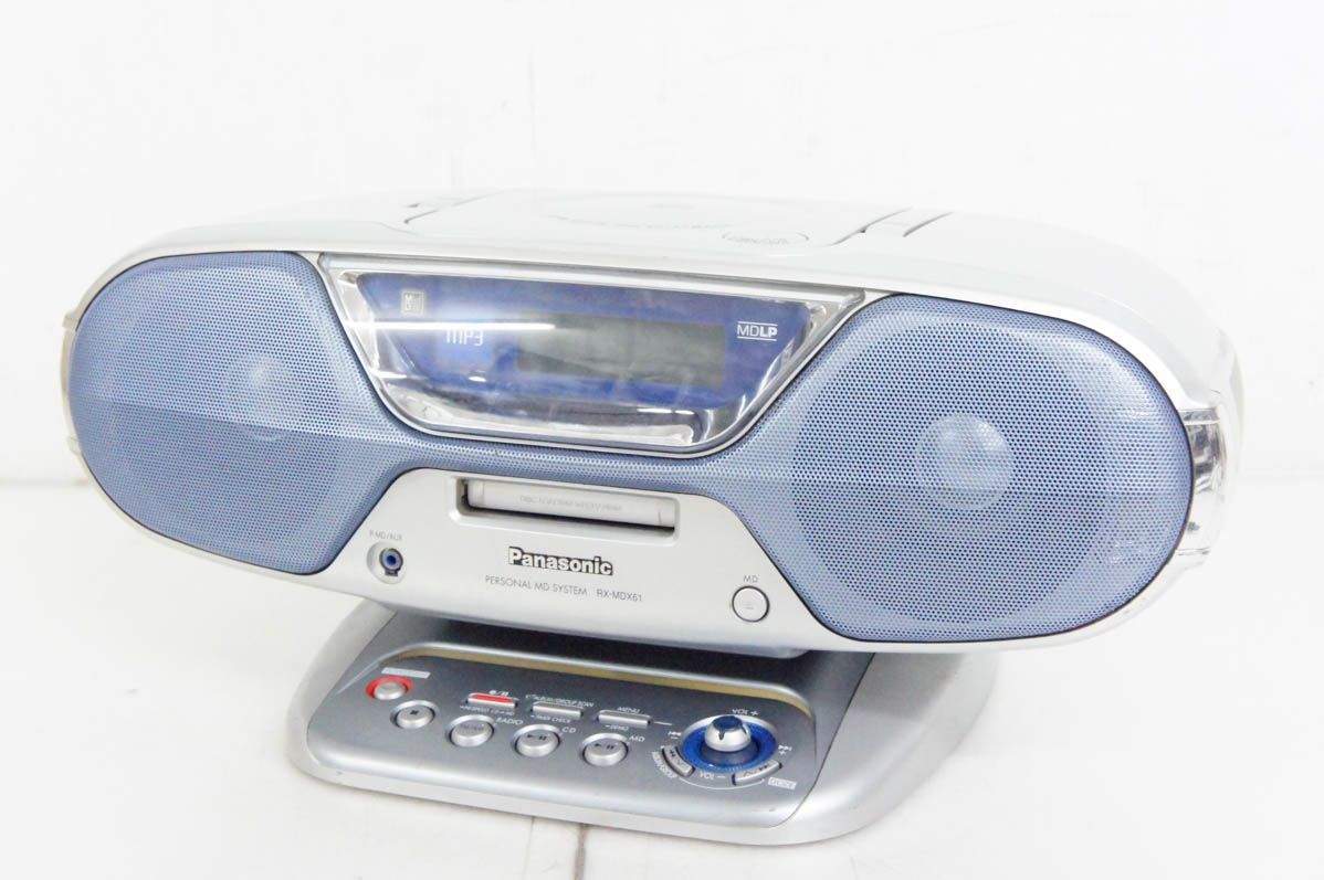 Panasonicパナソニック パーソナルMDシステム CD MD ラジオ MDLP対応 RX-MDX61 オーディオ