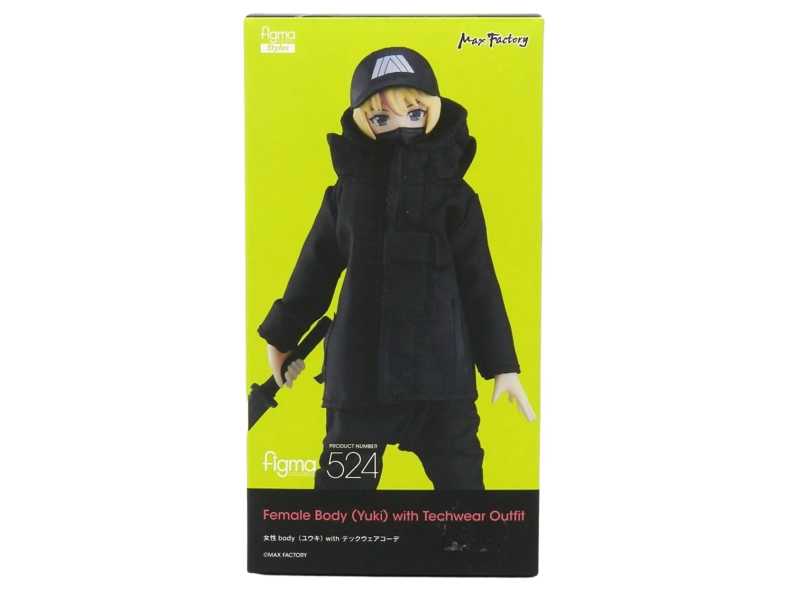 ☆【パーツ/マスク顔】figma 女性body（ユウキ） テックウェアコーデ