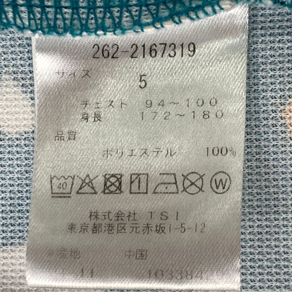 サイズ：5 JACK BUNNY ジャックバニー モックネック半袖Tシャツ