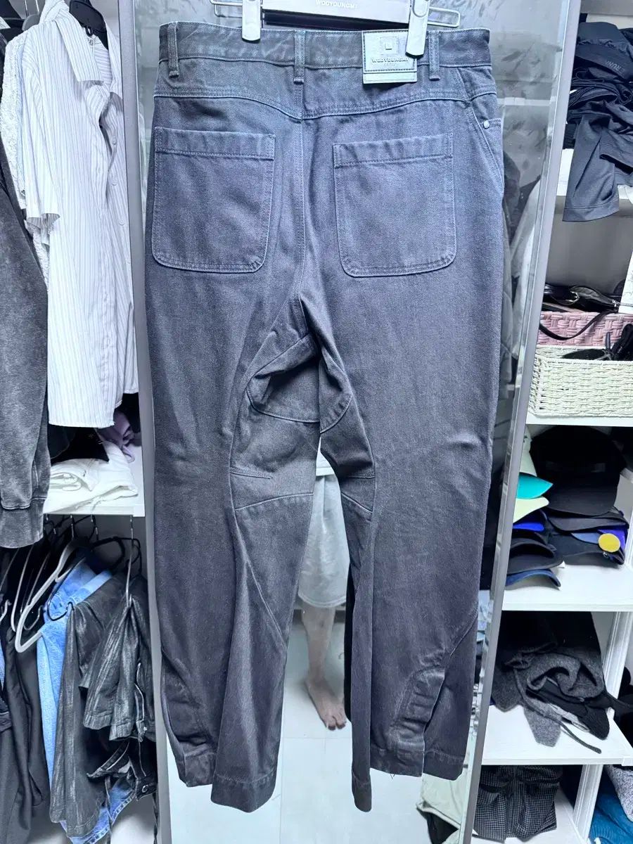 中古/ 48 ） WOOYOUNGMI(ウーヨンミ) 24fw パネル デニム パンツ
