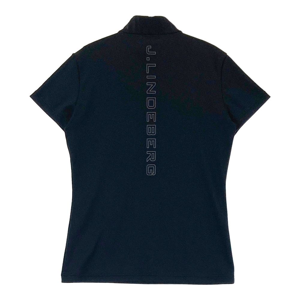 新品 J.LINDEBERG ゴルフ ハーフジップシャツ ホワイト L メンズ