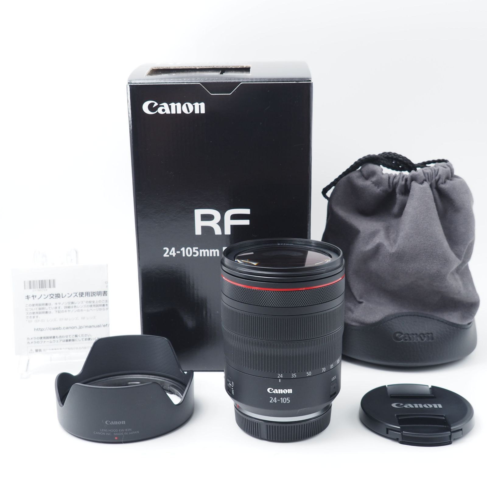 299-7003007664☆ほぼ新☆Canon 中望遠ズームレンズ RF24 105mm F4L IS