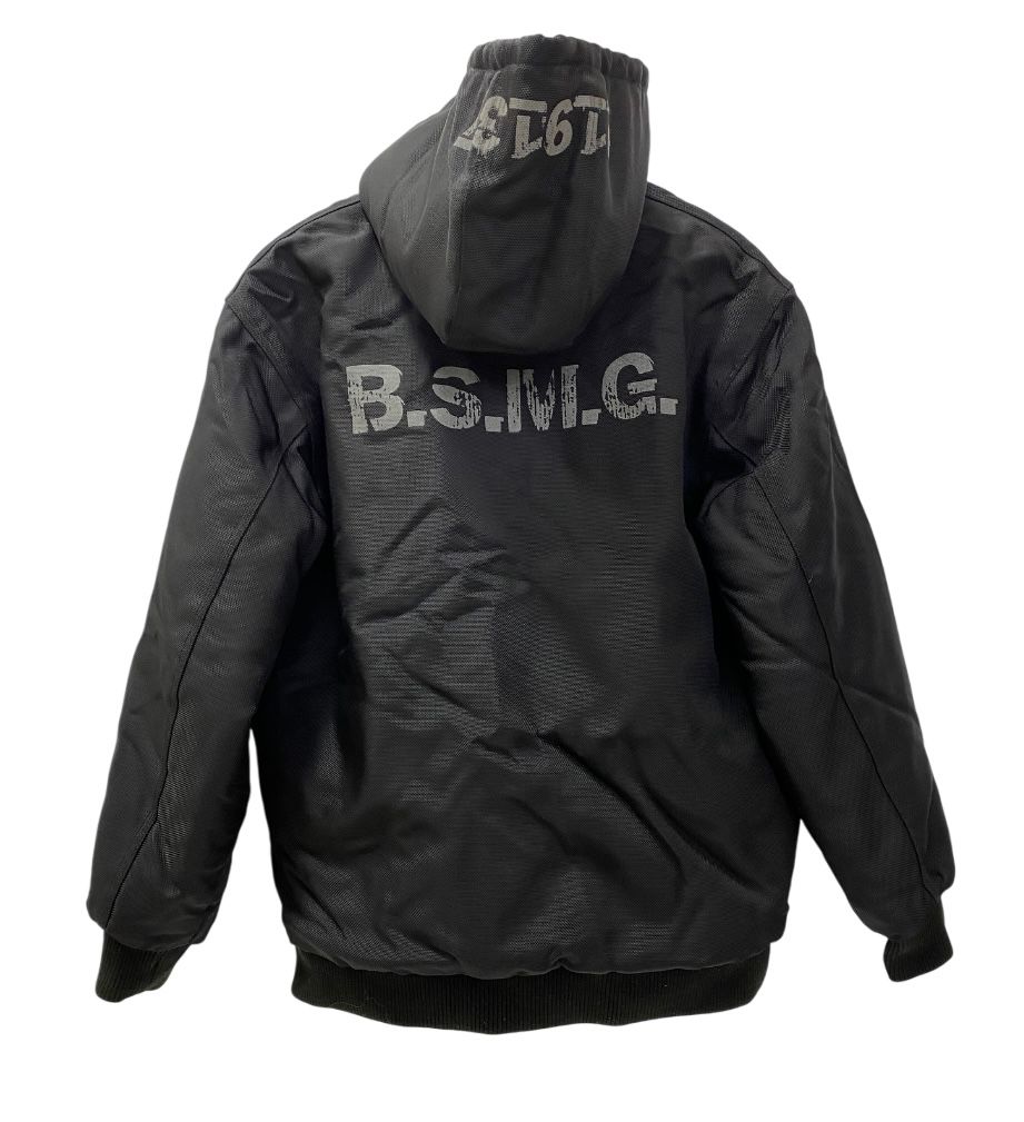 【即決】新品 BSMG-19-SS-01 ベイサイドモーターギア　Bレターズジャケット ジャンパー・ブルゾン ベージュ Ｍ ベイサイドモーターギア パーカー ベイサイドモーターギアー／Bay Side