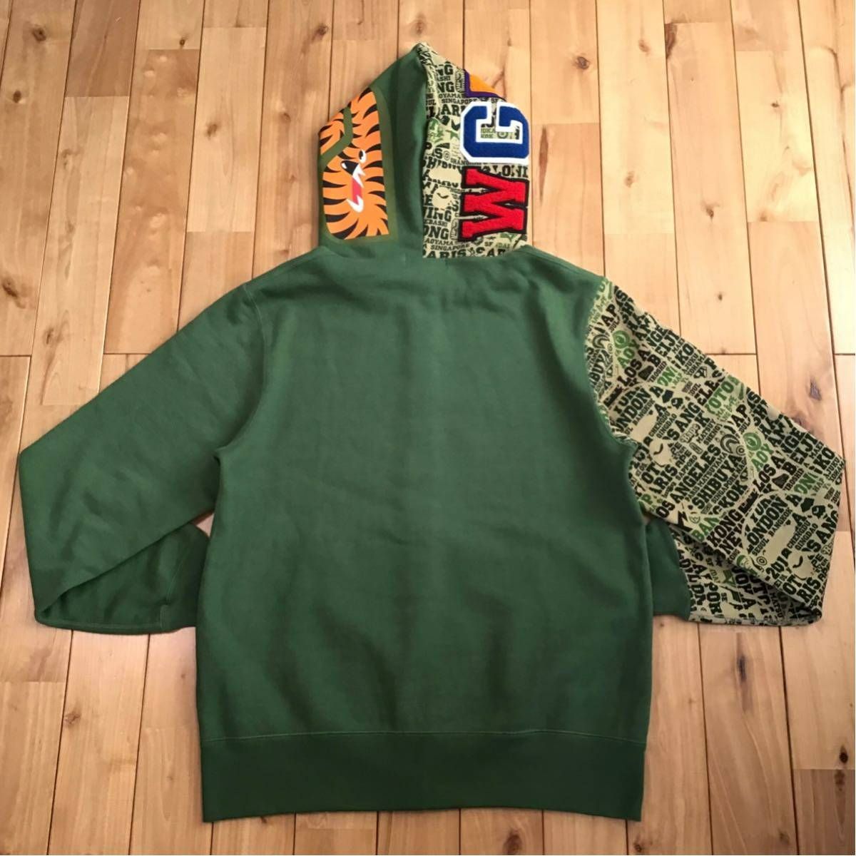 XXV CITIES CAMO シャーク パーカー Lサイズ shark full zip hoodie a 