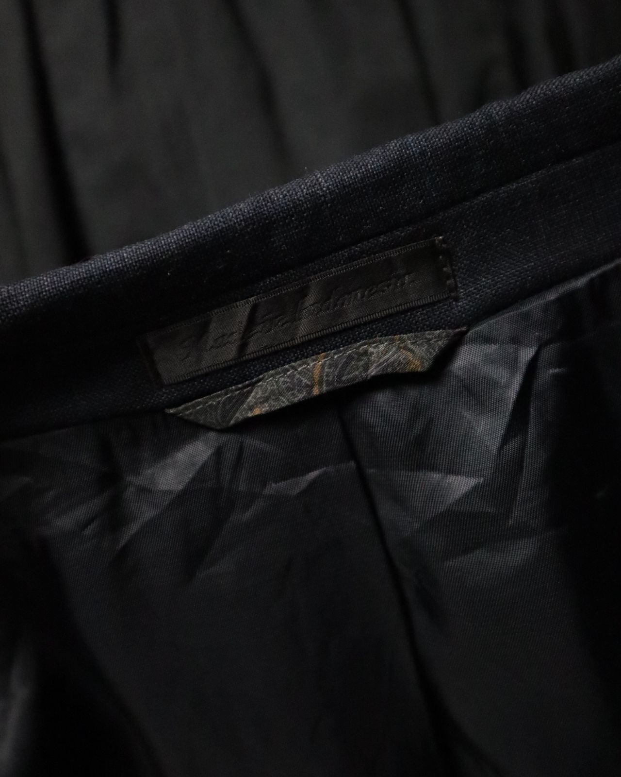 Ralph Lauren windowpane check wool tailored jacket navy ラルフ 