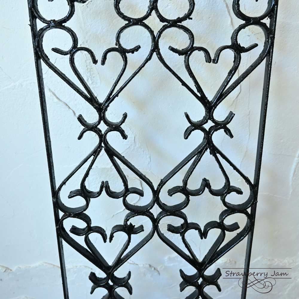 イギリスアンティーク　アイアン　ガーデンオーナメント L2804-682-2 英国アンティーク イングリッシュガーデン アイアンゲート