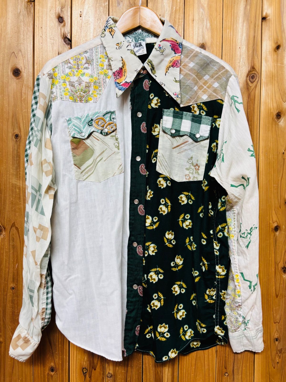 70'sヴィンテージNIKNIK kenningtonゴッホ柄ポリシャツ即日発送 70'sヴィンテージNIKNIK kenningtonゴッホ柄ポリシャツ即日発送