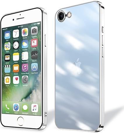 iPhone SE用 ケース 第2世代 iPhoneSE2用ケース 第3世代 SE3 iPhone8/7用ケース クリア 耐衝撃 軽量 アイフォン SE2/se3 スマホケース カバー りメッキ加工 TPU 米軍規格 保護カバー 落下防止