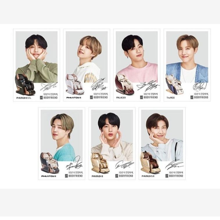 BTS BODYFRIEND バディフレンド　公式　トレカ　7人セット 防弾少年団 BTS BODYFRIEND バディフレンド公式トレカ 7人セット