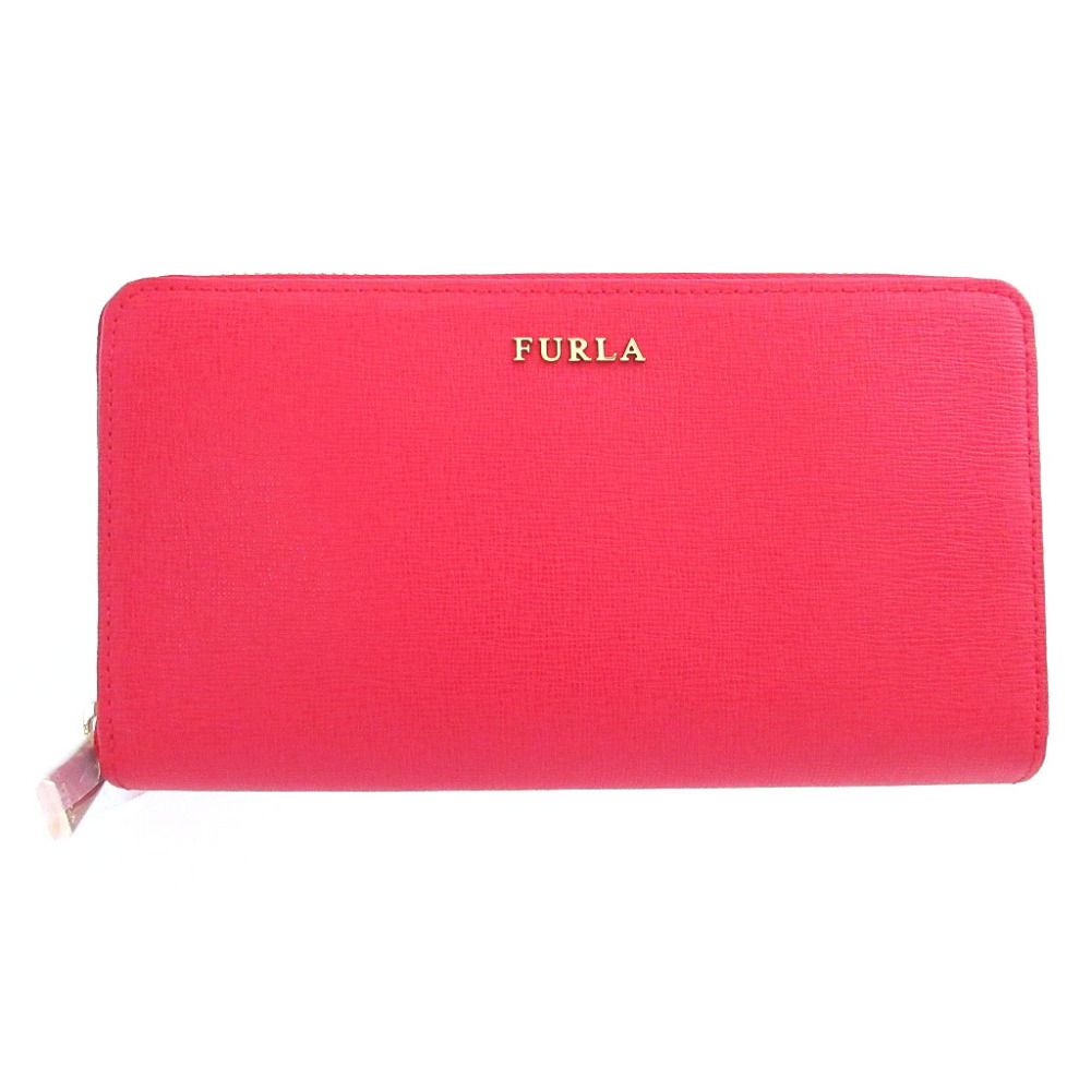 フルラ レザー レッド 赤 ラウンドファスナー長財布 財布 1705 FURLA