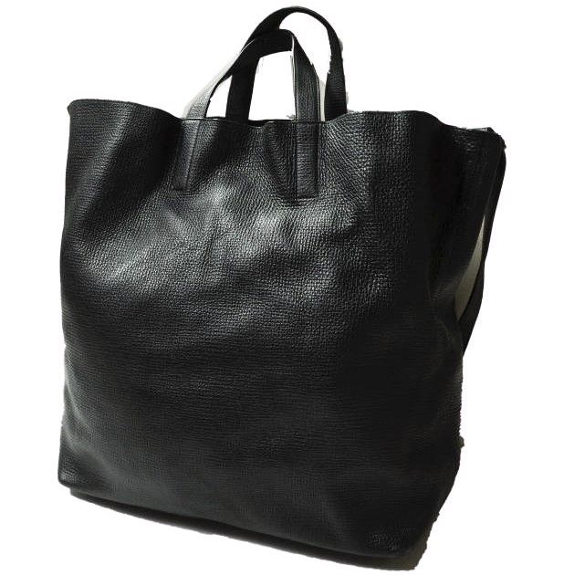 JIL SANDER ジルサンダー イタリア製 2WAY レザートートバッグ BLACK