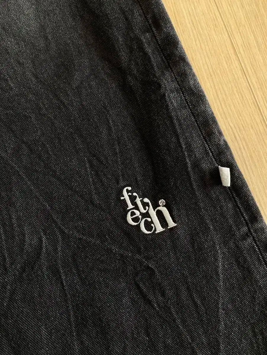 M フェッチサンデー fetch ブラックデニム ストレート デニム