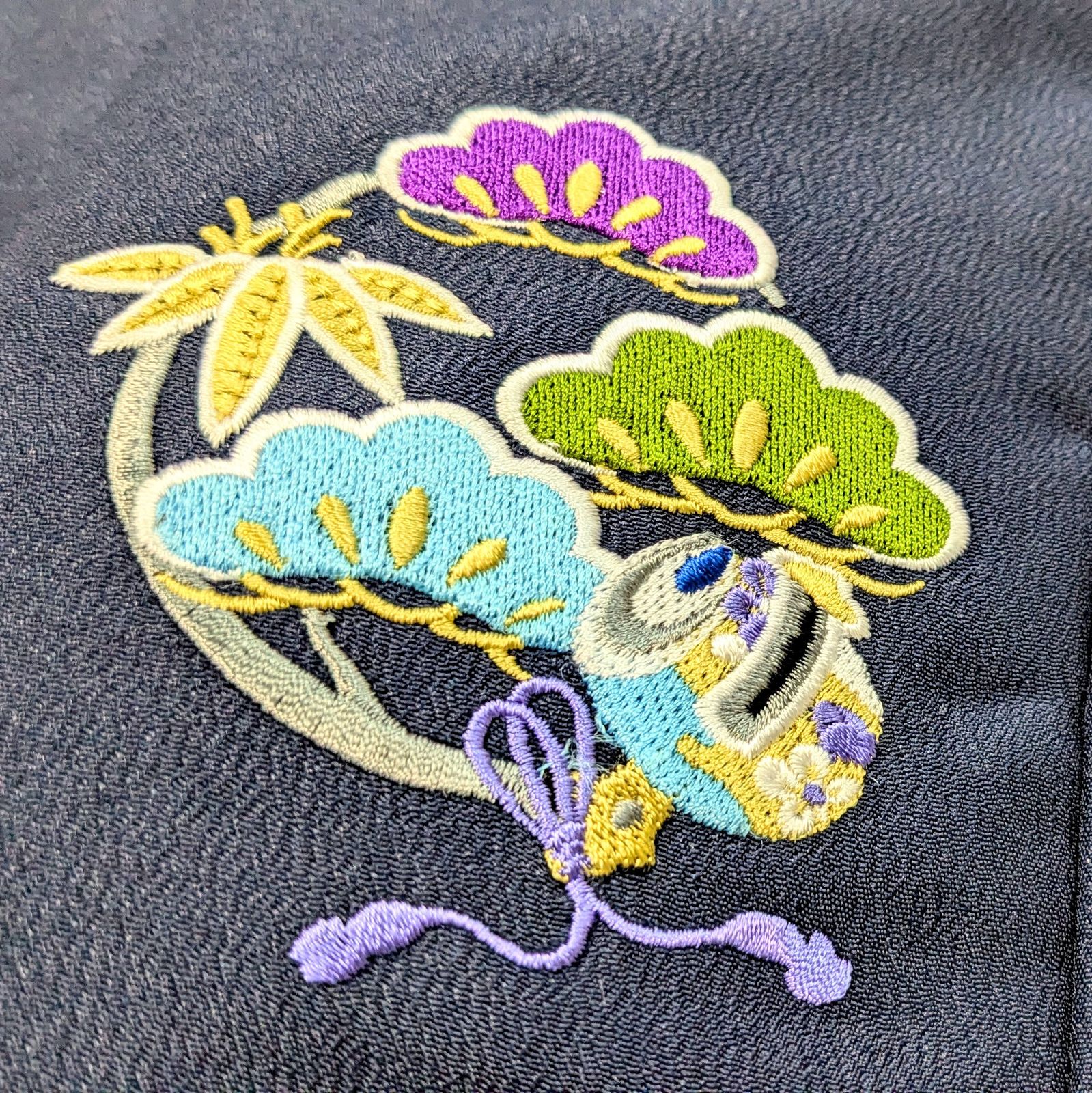 七五三 3歳 男児 ブランド 着物 被布コート セット 水色 紺 古典 KM2