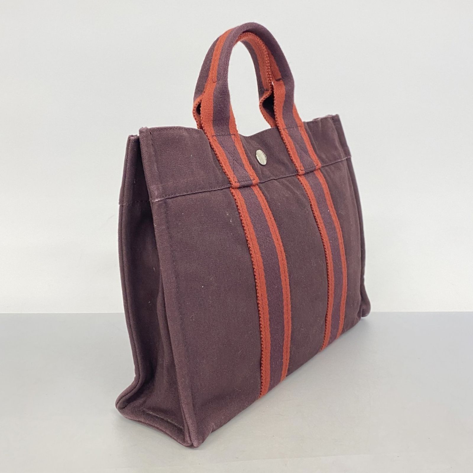 HERMES フールトゥ カバ ボルドー HERMES エルメス フールトゥ カバス トートバッグ ボルドー A4サイズ