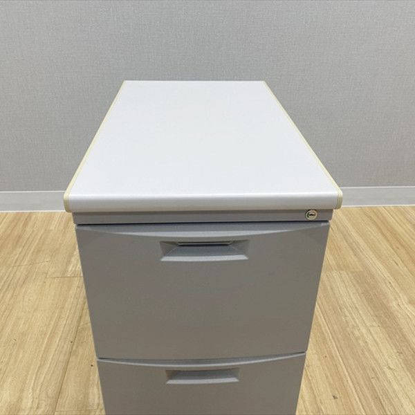 脇デスク 2段 CZ 袖机 イトーキ ライトグレーW MARWIL-DEMENAGEMENTS_CH