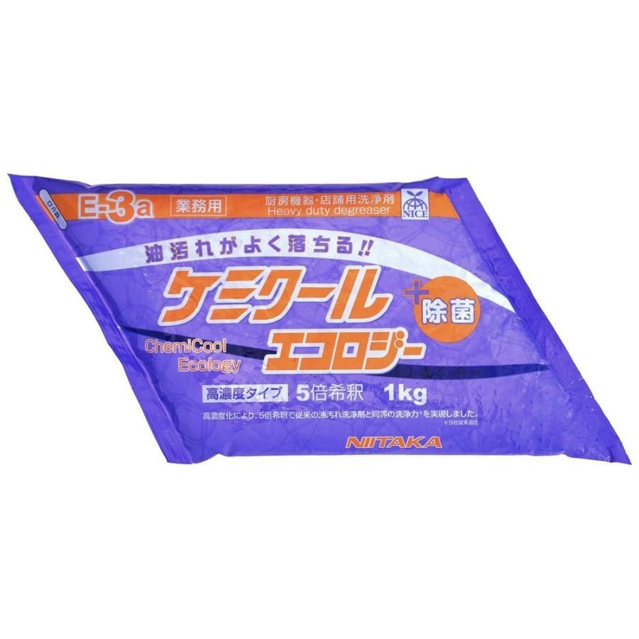 ニイタカ 油汚れ用洗浄剤 ケミクールエコロジー 濃縮タイプ 1kg×6袋入