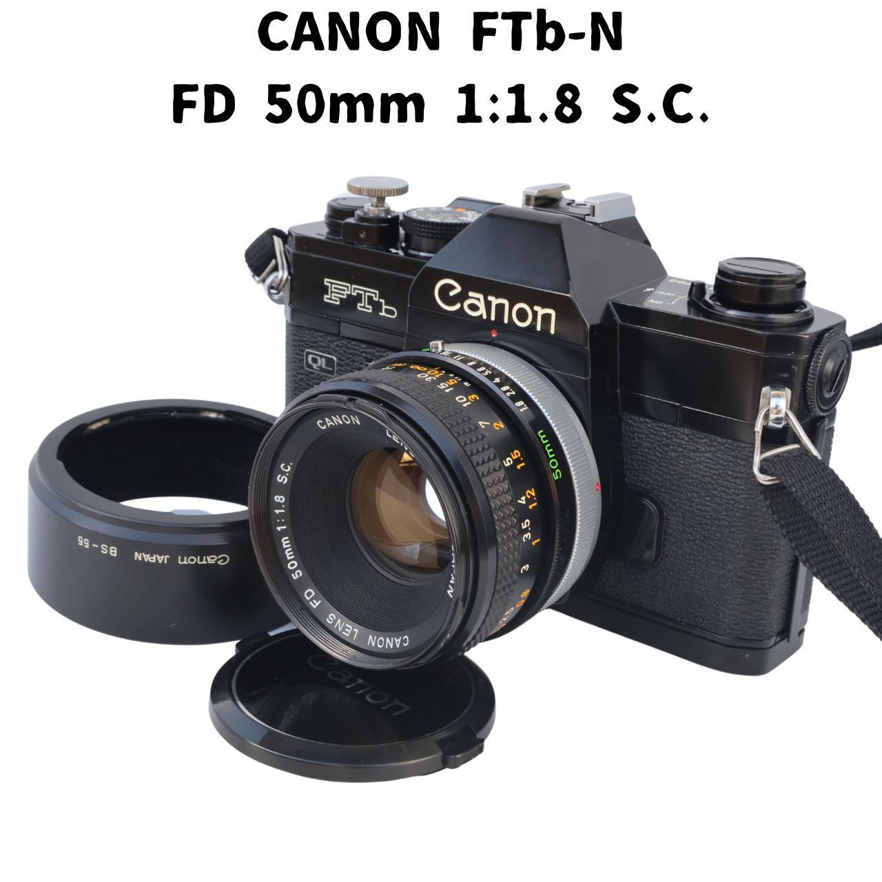CANON FTb-N ブラック FD 50mm 1 1.8 S.C. 整備済