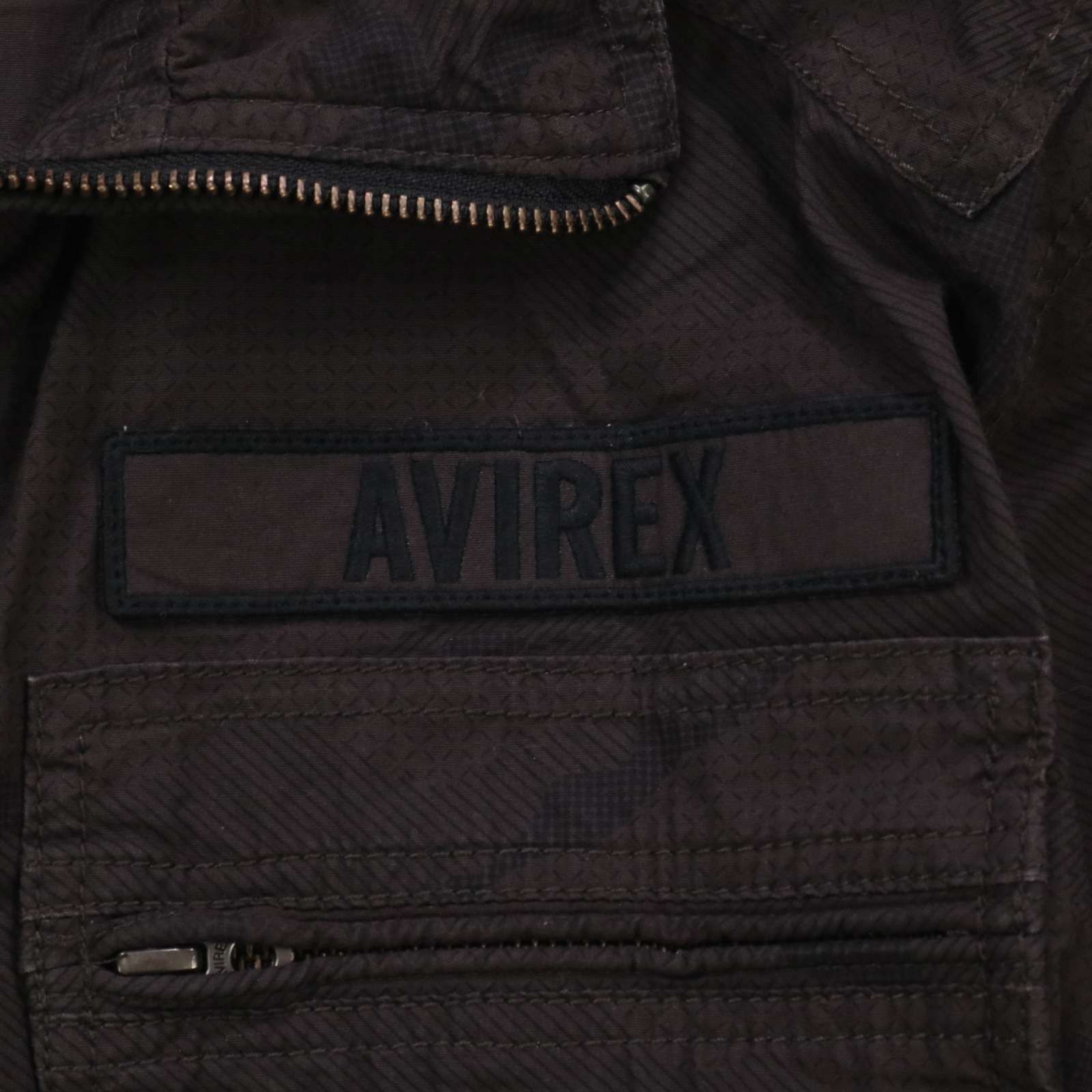 AVIREX アヴィレックス 春夏☆ 半袖 ジップアップ ミリタリー フライト 