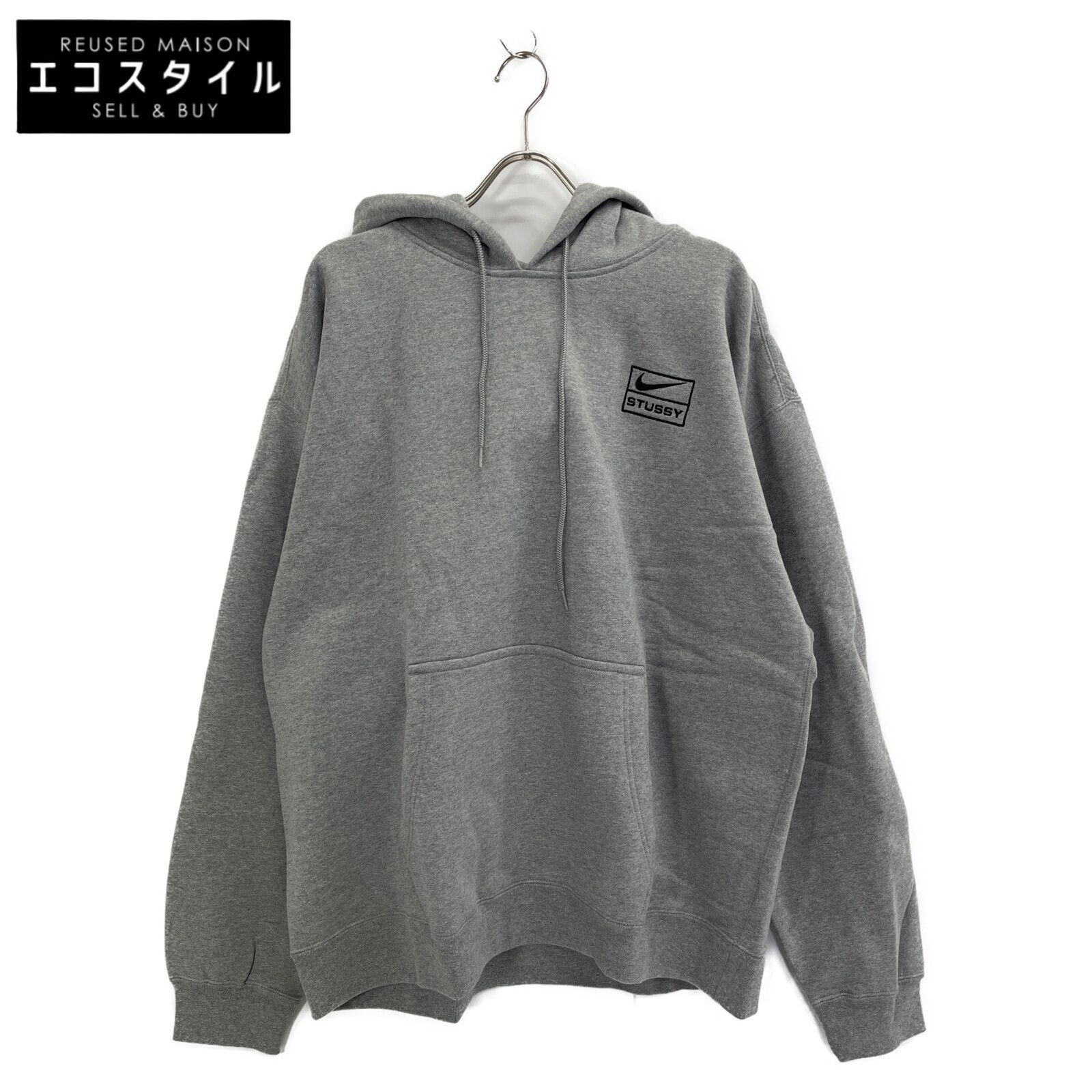 NIKE ナイキ ×STUSSY DJ9488-063 ﾌﾟﾙｵｰﾊﾞｰﾌｰﾃﾞｨｰ L
