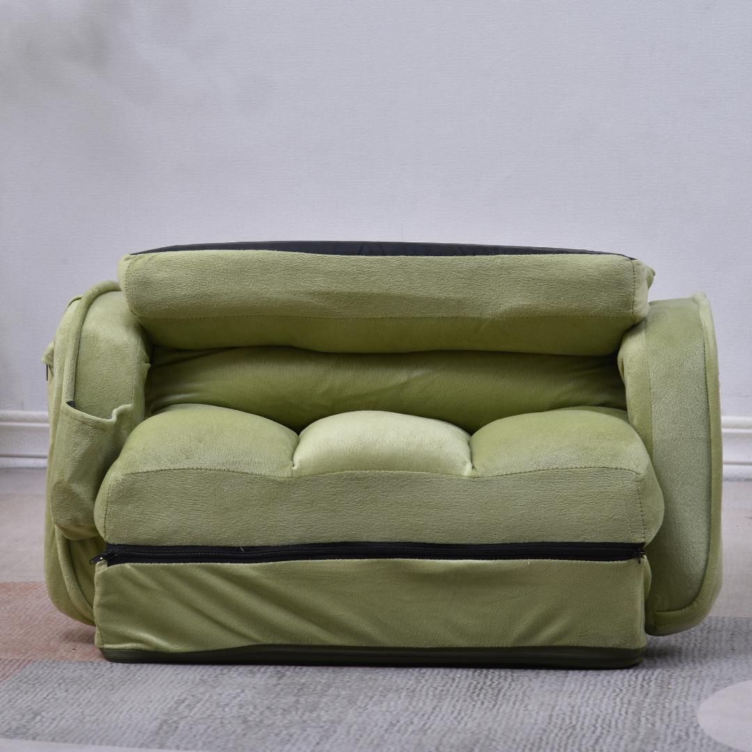 座椅子 リクライニング 14段ギア リクライニングチェアー ファブリック