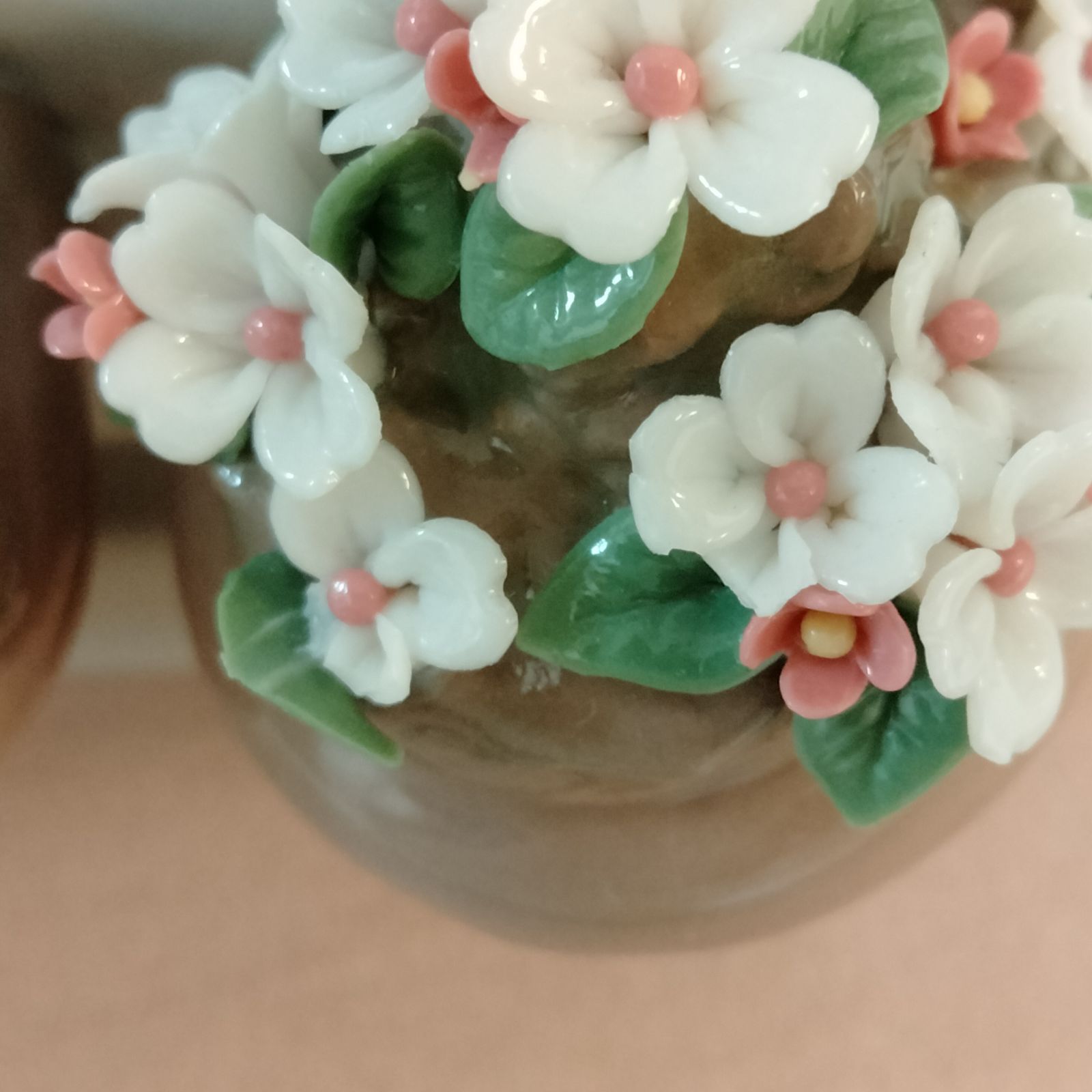 LLADRO リヤドロ⭐️可愛いながめ　置物　陶器　ガラスケース付き LLADRO リヤドロ⭐️可愛いながめ 置物 陶器 ガラスケース付き Lladro