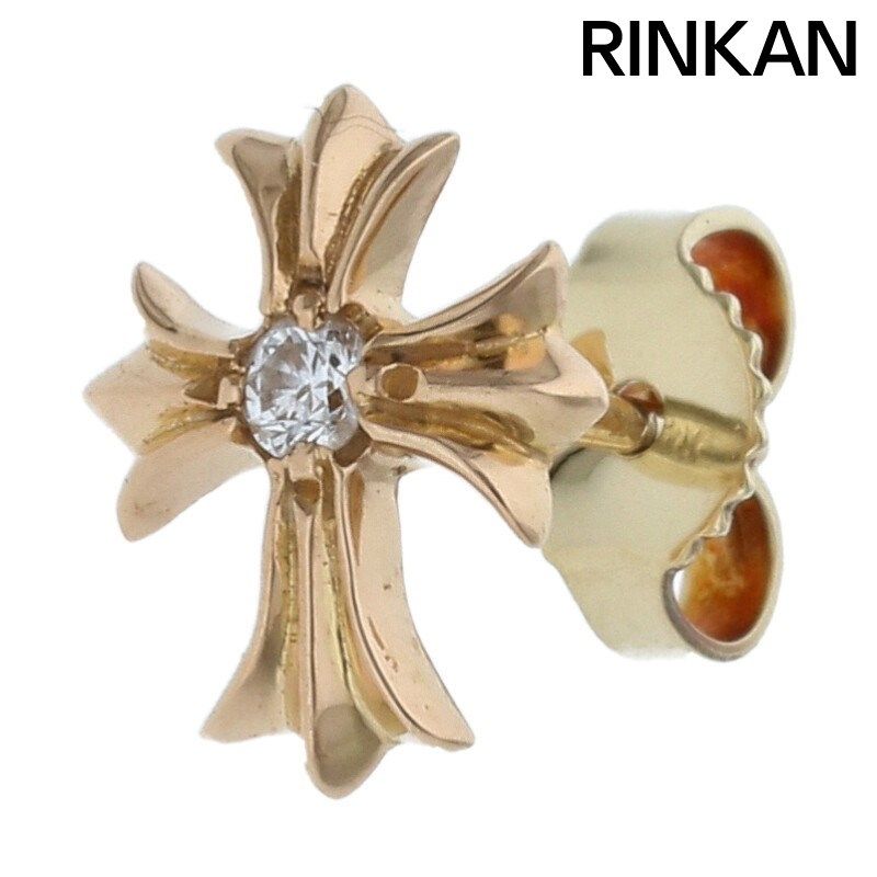 クロムハーツ 22K No2 CH CRS DIA/22K CHクロススタッド 1ダイヤ