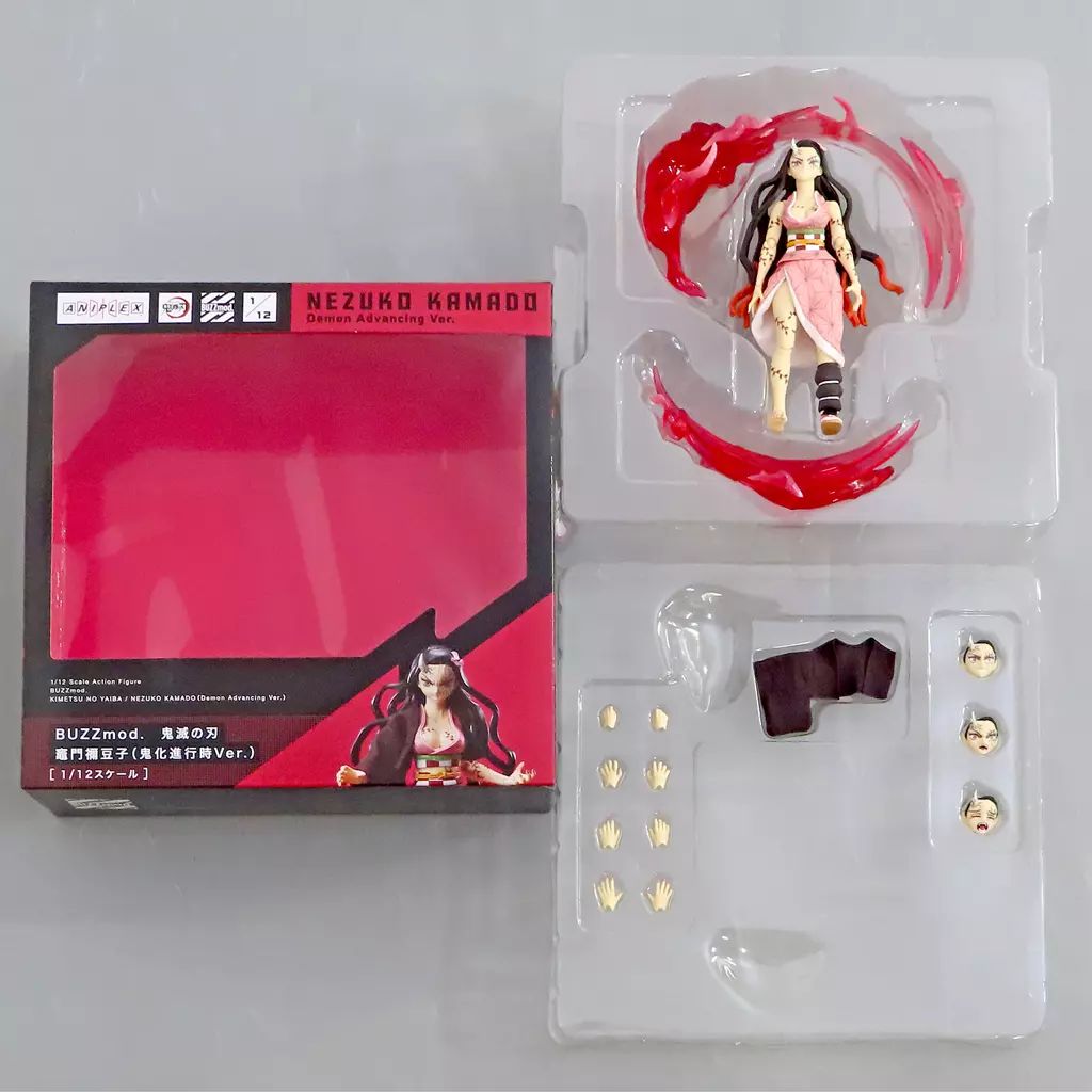 アニプレックス 鬼滅の刃 BUZZmod. 1/12 竈門禰豆子 中古】フィギュア