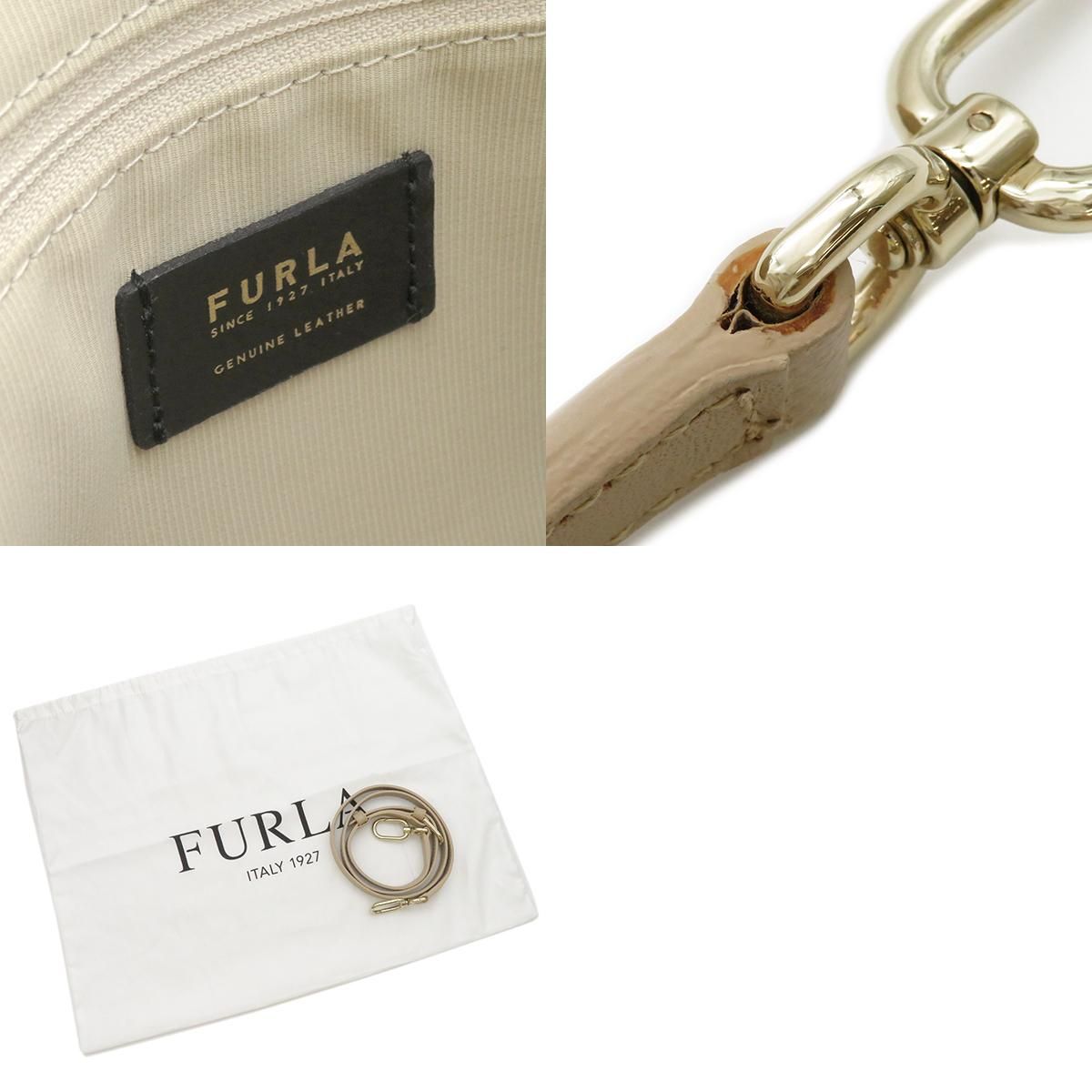 フルラ FURLA 2WAYバッグ パイパー スモール レザー ベージュ ゴールド金具 ショルダー 1057358 【保存袋】【中古】 - メルカリ