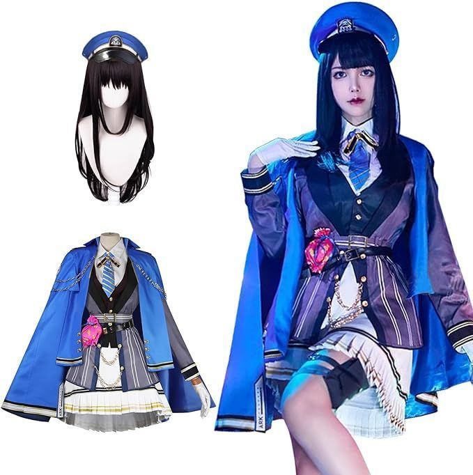 勝利の女神 NIKKE ディーゼル コスプレニケ コスプレ ウィッグ付き 鉄道護衛部隊 NIKKE ラピ バイパー アリス コスプレ衣装 大人用 仮装 文化祭 イベント コスチューム ステージ服