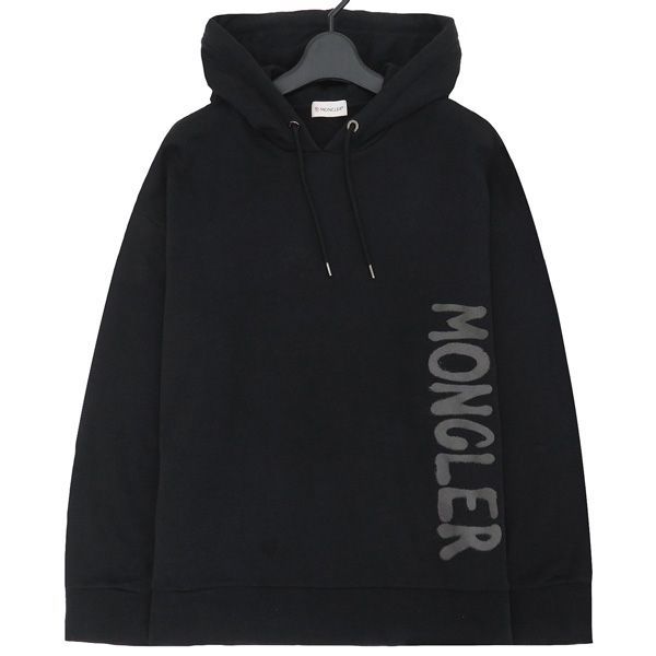 良品 MONCLER モンクレール 2021 HOODIE ロゴワッペン ロゴプリント スウェット プルオーバー パーカー 46716 - メルカリ