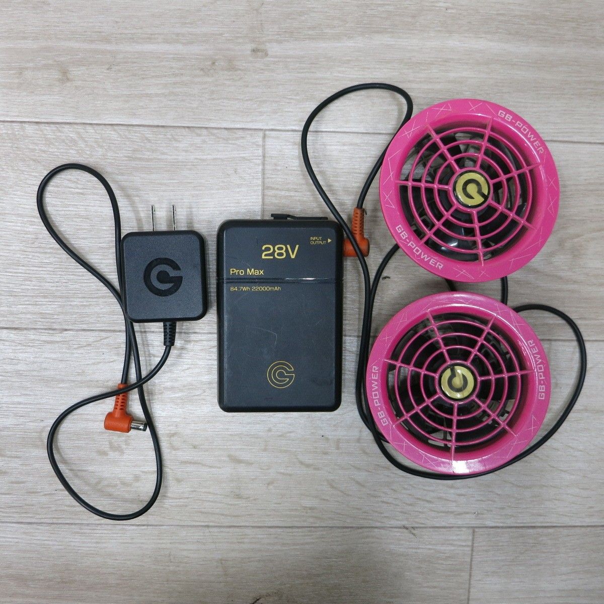 送料無料] ◇GB-POWER 長信 ジャパン バッテリー ファン セット