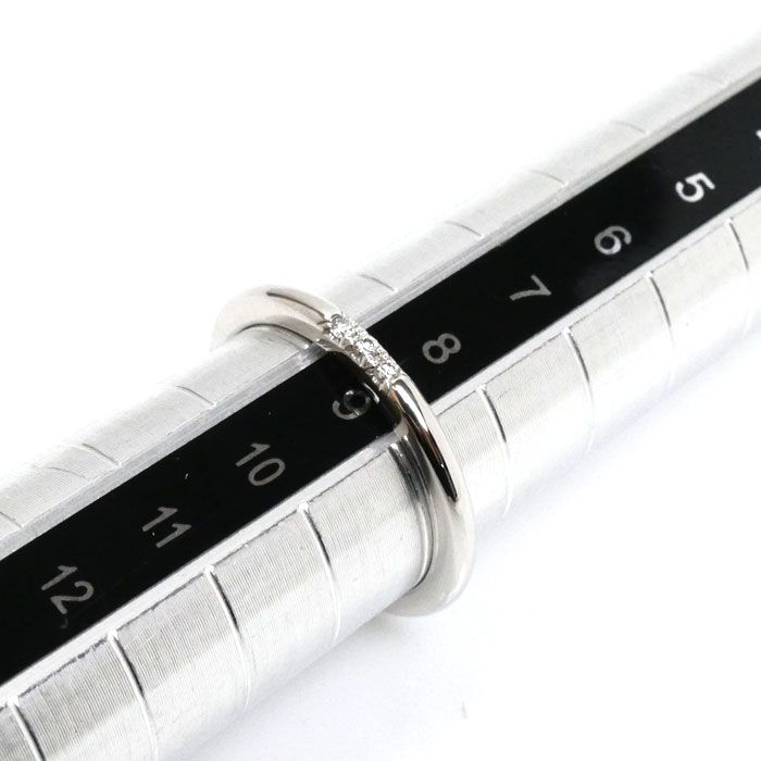 TIFFANY&Co. ティファニー Pt950プラチナ クラシックバンド 3Pダイヤ  