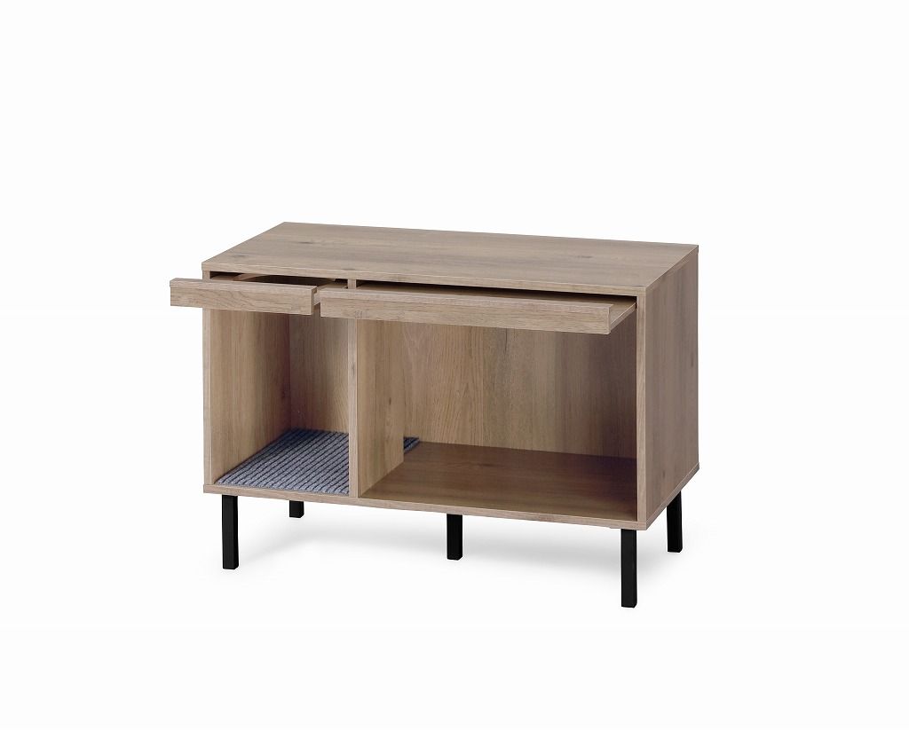 キャットトイレタリーキャビネット 高さ61.5×幅89×奥行48.9cm