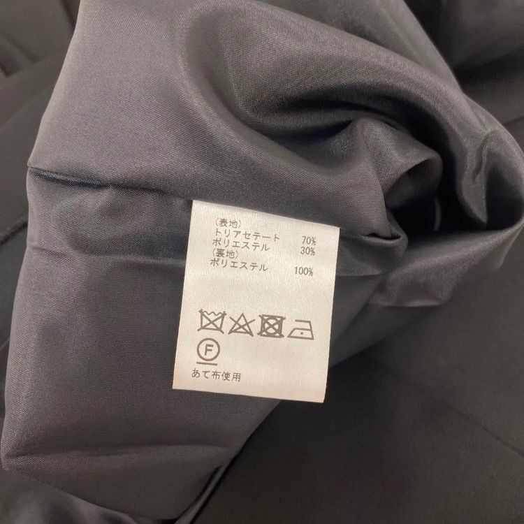 サテンクロスドレープワンピース