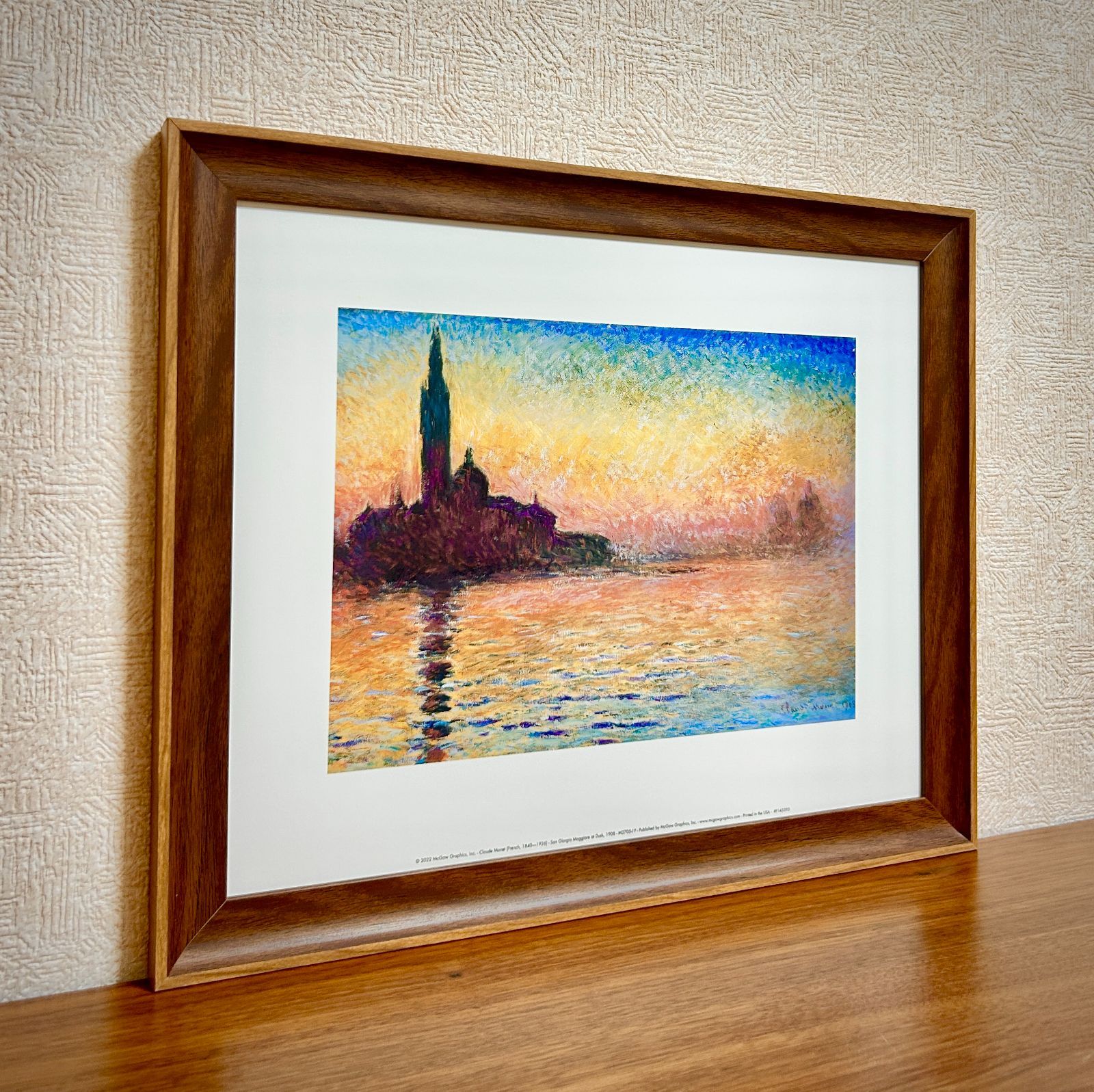 新品☆額縁付アートポスター☆クロード・モネ☆Claude Monet