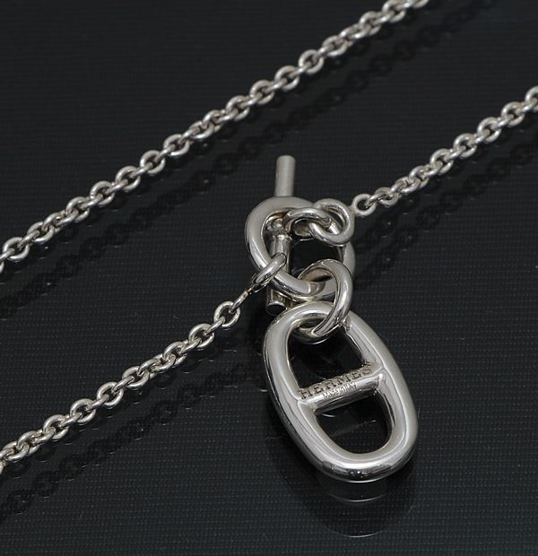 エルメス HERMES シェーヌダンクル アミュレット ネックレス SV925