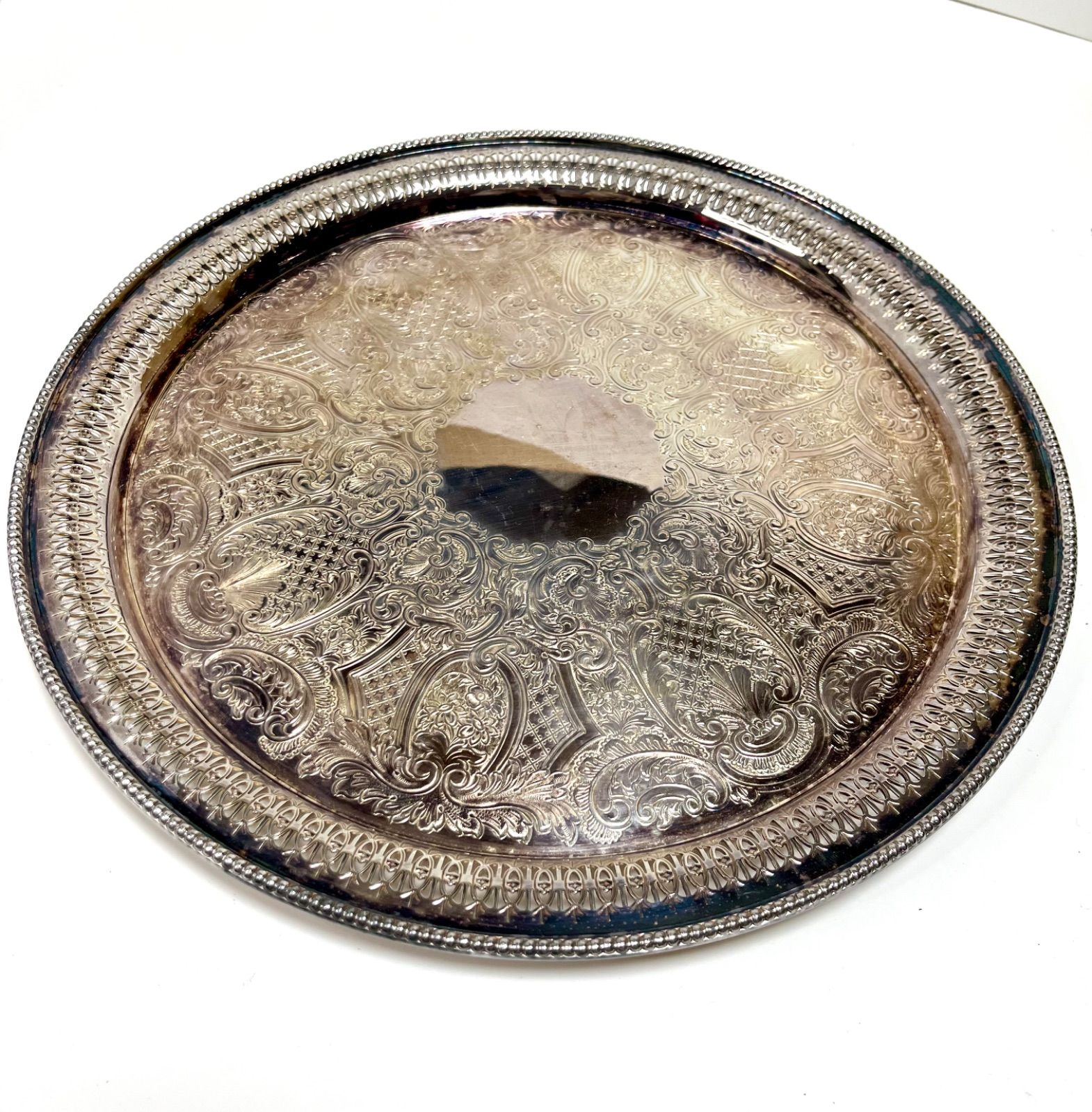 【Mappin&Webb】 マッピンアンドウェッブ ギャラリートレー 45cm Mappin&Webb】 マッピンアンドウェッブ ギャラリートレー 45cm