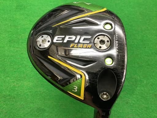 キャロウェイ EPIC FLASH SUBZERO 3W フェアウェイウッド FW 純正特注シャフト フレックスS メンズ 男性用 右利き 右用 Cランク ゴルフクラブ