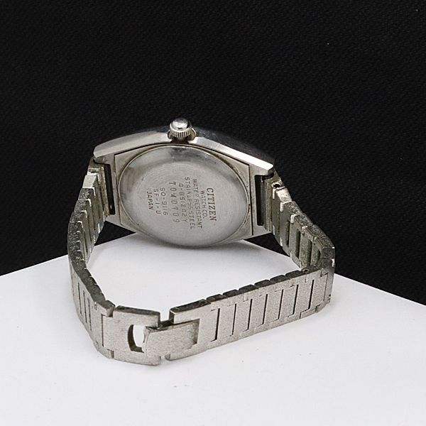 CITIZEN 時計 シチズン QZ デイデイト シルバー文字盤 4-851242 レディース