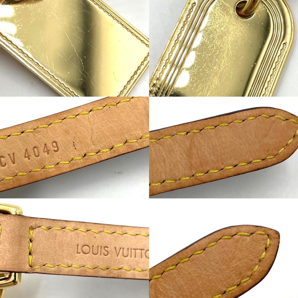 LOUIS VUITTON - 【値下げしました！】LOUIS VUITTON ルイヴィトン 雑貨 モノグラム コリエバクスターXS リボン ペット用品 首輪 小型犬用 小物 M58073    ブラウン 茶 ゴールド金具 ユニセックス 定番【中古品】 ルイヴィトン 雑貨 ユニセックス モノグラム コリエバクスターXS