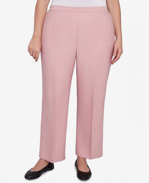 【送料無料】 アルフレッド ダナー レディース カジュアルパンツ ボトムス Plus Size Estate of Mind Estate Pull-On Average Length Pants Pink