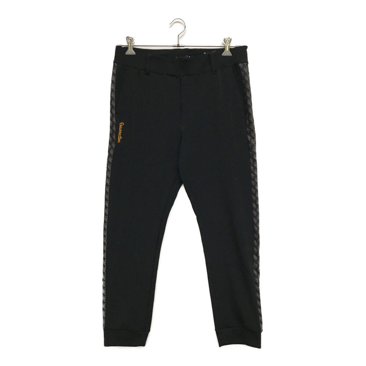 メンズ レザレクション Resurrection ジョガーパンツ XL 黒