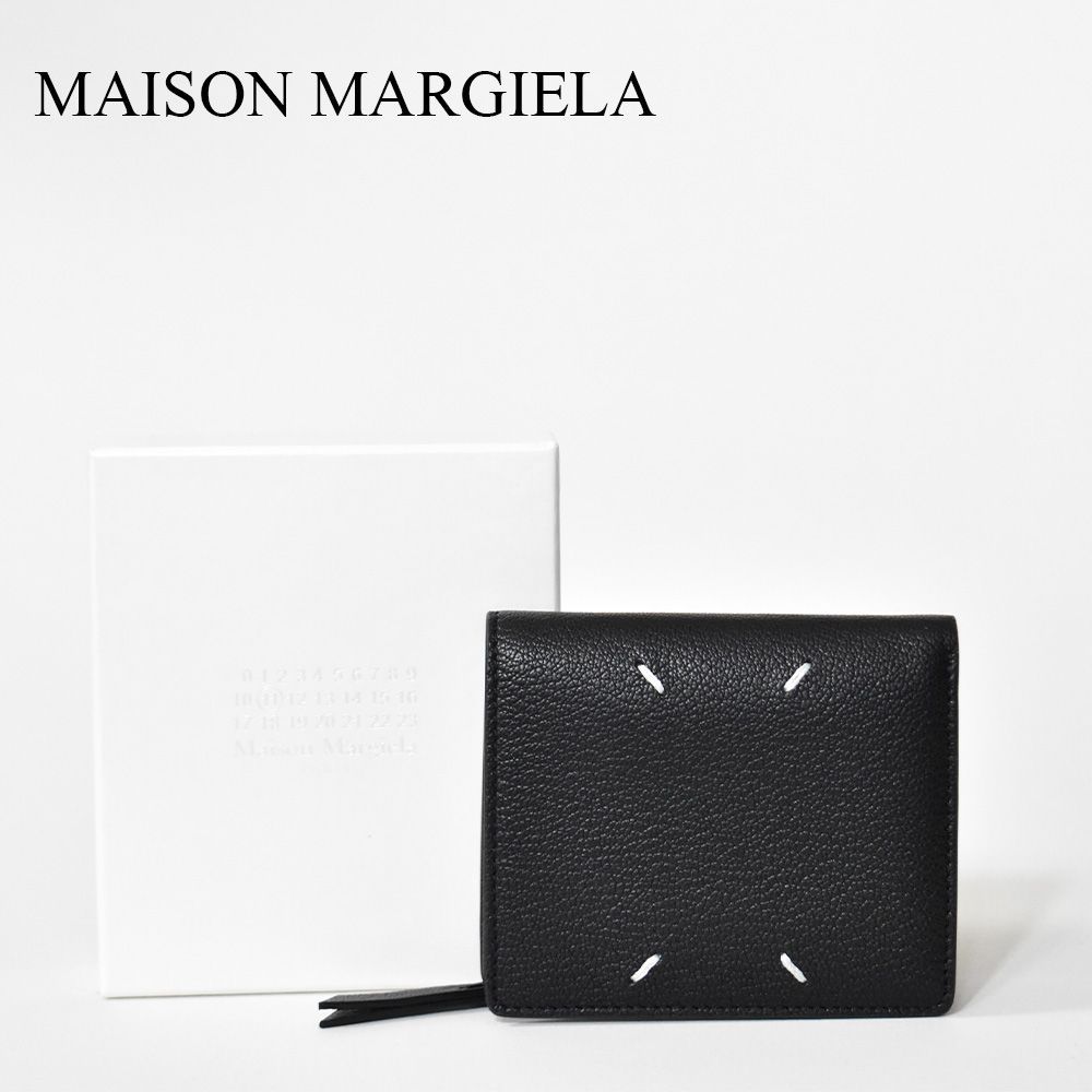 メゾンマルジェラ 財布 2つ折り財布 MAISON MARGIELA メンズ ブラック