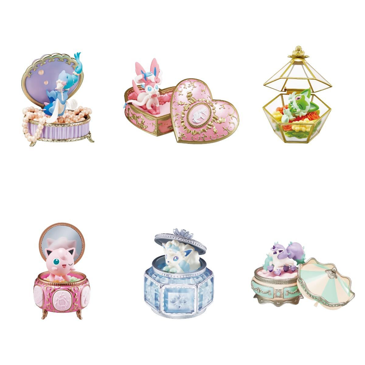 約H115×W70×D70mm PVC ABS製 1BOX Collection Romantic ポケットモンスター リーメント