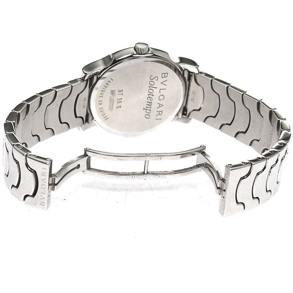 ブルガリ BVLGARI ST35S ソロテンポ デイト クォーツ メンズ_805264