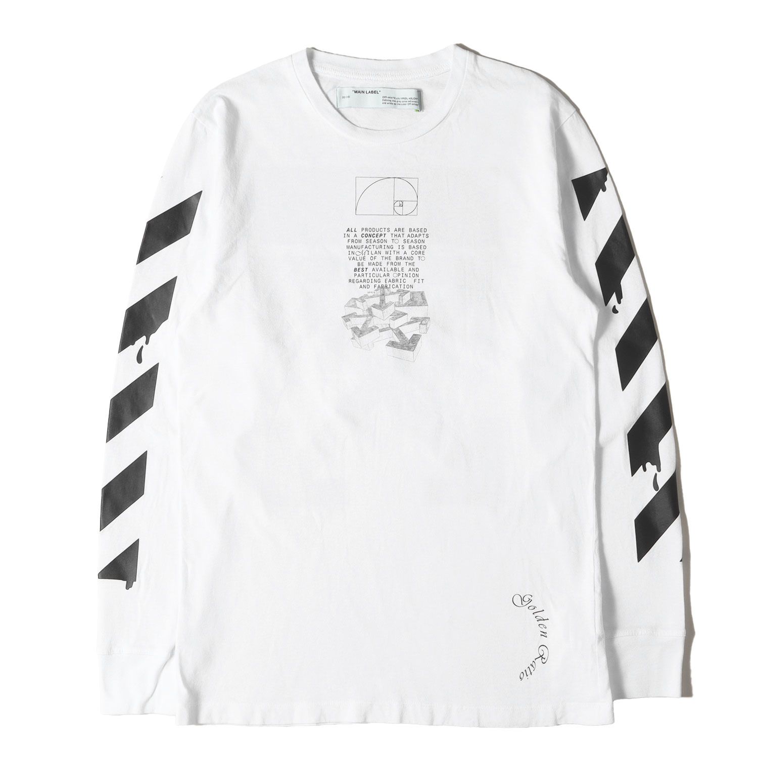 Off-White 長袖カットソー ホワイト OFF-WHITE オフホワイト Tシャツ ホワイト 白 サイズ:M | 20SS