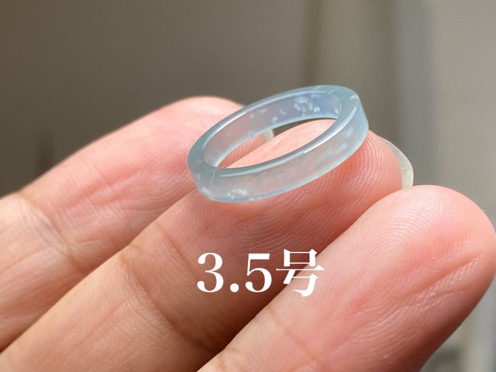 L151 氷糯種 青緑 18.0号 天然 グアテマラ産 A貨 本翡翠